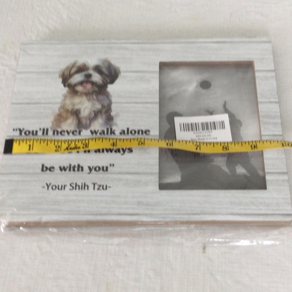 Shih Tzu Inspirational Picture Frame - White & Gray - Picture 3 of 4